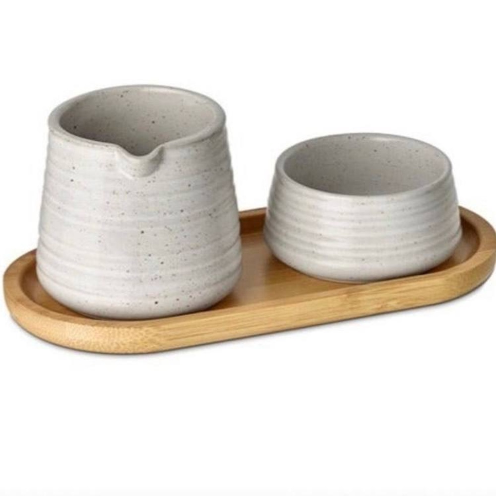 NWT Nespresso Stoneware Serving Set